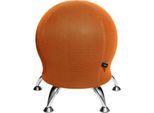 Hocker Sitness 5, mit integriertem Gymnastikball, belastbar bis 110 kg, orange