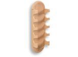 Glasboard-Markerhalter Legamaster WOODEN, magnetisch, lagert 4 Boardmarker, B 60 x T 35 x H 200 mm, Buchenholz, lackiert