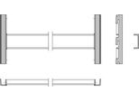 Längsverband, L 1283 mm