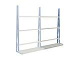 Profil-Lagerregal, einseitig, Anbaufeld, H 2500 x L 1500 x T 340 mm