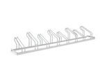 Bügelparker WSM, 1-seitig, für Reifen bis B 55 mm, B 2800 x T 538 x H 415 mm, Stahl feuerverzinkt, 8 Einstellplätze, montiert