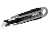 Westcott Cutter Professional, ergonomischer Griff, leichtes Kunststoffgehäuse, automatische Klingenrückführung, grau/schwarz