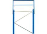 Schulte Lagertechnik Diagonalstrebe für Rahmenfachwerke S625-A18, L 945 mm, für Rahmentiefe 800 mm, verzinkt