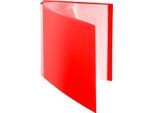 FolderSys PP-Sichtbuch, für DIN A4, 30 Sichthüllen, rot