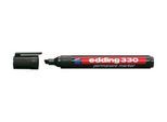 EDDING Permanent Marker 330, mit Keilspitze, 1-5 mm, 10 Stück, schwarz