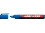 EDDING Permanent Marker 300, mit Rundspitze, 1 Stück, blau