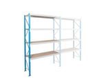 Anbaufeld, Weitspannregal Epsivol, 4 Ebenen, B 1800 x T 1200 x H 2500 mm