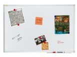 Franken Whiteboard X-tra!Line, Wandmontage im Hoch- & Querformat, Stahl weiß lackiert & Aluminiumrahmen, magnethaftend, Ablageschale, B 1800 x H 1200 mm