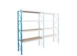 Anbaufeld, Weitspannregal Epsivol, 4 Ebenen, B 1800 x T 800 x H 2500 mm