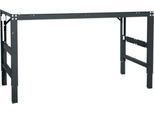 Arbeitstisch Ergo, Elektro-Hydraulik, Platte PVC Dekor, 2500 x 800 mm, anthrazit