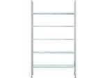 Fachbodenregal FBR 2200, Grundregal, 1345 x 400 mm, 5 Böden