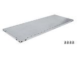 SCHULTE Lagertechnik Zusatz-Fachboden MULTIPlus 150, 1300x300 mm, 25 mm Kante, mit 4 Fachbodenträgern
