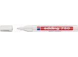 EDDING Lackmarker 750, 2-4 mm, weiß, 10 Stück