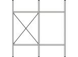Komplettregal MBR 3000, Anbaufeld, 5 schräge Fachebene, 2278 x 400 x 1004 mm
