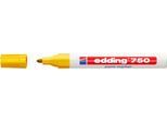 EDDING Lackmarker 750, 2-4 mm, gelb, 1 Stück