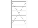 Fachbodenregal SSI Schäfer R3000, Grundregal, 6 beschicht. Böden, Tiefe 400 mm, Fachlast 150 kg, B 1345/1315 x H 2490 mm