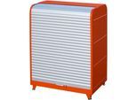 Gefahrstoff-Rollladenschrank, Typ RSG-3, rot RAL3000