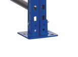 Schulte Lagertechnik Fußplatte für Stütze für Ständer S625-A18, B 145 x T 155 mm, Stärke 6 mm