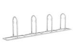 Anlehnparker WSM, 1-seitig, für Reifen bis B 55 mm, B 3400 x T 350 x H 850 mm, Stahl verzinkt, 4 Einstellplätze