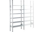 Fachbodenregal SSI Schäfer R3000, Grundregal, 7 Fachböden, Fachlast 200 kg, B 1055 x T 500 x H 2967 mm, verzinkter Stahl