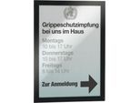 Durable Inforahmen Duraframe, DIN A4, 2 Stück, schwarz