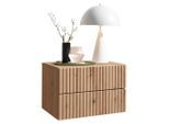 Boxxx Nachtschrank, Eiche Artisan, Holzwerkstoff, 2 Schublade(n) Schubladen, 42x28x30 cm, hängend, Schlafzimmer, Nachttische