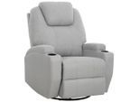 P & B Massagesessel, Grau, Metall, 86x110x96 cm, Relaxfunktion, Massagefunktion, Aufstehhilfe, Wohnzimmer, Sessel, Massagesessel