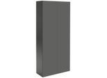Hom`in Garderobenschrank Newniq, Anthrazit, Holzwerkstoff, 2 Fächer, 80x180x34 cm, Typenauswahl, wandhängend, Garderobe, Garderobenschränke, Garderobenschränke