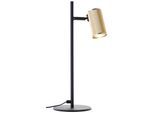 Brilliant Tischleuchte Marty LED-Tischlampe, 40 cm, GU10, 350 lm, 3000 K, schwarz/matt goldfarben