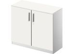 Schäfer Shop Genius Flügeltürenschrank TETRIS SOLID, 2 OH, B 1000 mm, abschließbar, mit Abdeckplatte