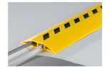 Kabelbrücke Typ 2, signalgelb/schwarz, L 1,5 m x B 75 mm x H 12 mm