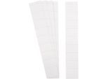 Steckkarten für Ultradex Stecktafeln Planrecord, beschreibbar, B 50 x H 32 mm, Karton, weiß, 90 Stück