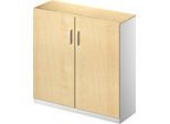 Schäfer Shop Genius Flügeltürenschrank TETRIS SOLID, 3 OH, B 1200 mm, abschließbar, mit Abdeckplatte
