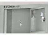 Schäfer Shop Select Wertfachschrank, 50 Fächer, Türen mit Zylinderschlössern inkl. Schlüsseln & Hauptschlüssel, B 980 x T 200 x H 1530 mm, Stahlblech, lichtgrau RAL 7035