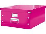 LEITZ® Ablage- und Transportbox Serie Click + Store, groß, für DIN A3, pink