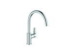 Grohe BauEdge Spültisch-Einhebelmischer 31367001 chrom, hoher, schwenkbarer Auslauf