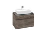 Villeroy und Boch Legato Waschtischunterschrank B75400RK 80x55x50cm, Waschtisch mittig, Stone Oak
