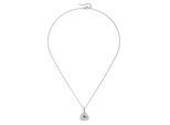 Kette mit Anhänger SMART JEWEL "Anhänger mit Zirkonia und blauem Kristallstein, Silber 925", blau, Halsketten, Damen, 45cm, Silber 925 (Sterlingsilber)