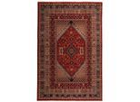 Teppich Gr. 2, rot, gemustert, B:80cm H:12mm L:145cm, Wolle, Teppiche, Teppich