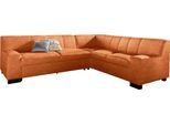 DOMO collection Ecksofa "Norma, moderne Armlehnen, zeitlos und elegant, Breite 247cm, L-Form" wahlweise mit Bettfunktion