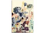 Artland Leinwandbild "Sonnengetrocknete Blüten II" Blumenwiese 1 Stk. tlg. als Leinwandbild, Poster in verschied. Grössen