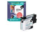 FairToner kompatibel für Brother Tintenpatrone LC-527BK Schwarz [XL Füllmenge]