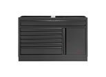 Kraftwerk MOBILIO Schubladenschrank 1360 mm 7 Schubladen 1-Türig BLK (3964-02-W-BLK)
