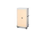Laptopwagen mit Ladefunktion, 2-Punkt-Verriegelung, CH-Stecker, Feststellbremse, 26 Fächer, B 920 x T 500 x H 1540, hellelfenbein