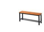 Sitzbank mit Schuhrost, 1000 mm breit
