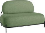 Sofa ADMIRAAL, Retro-Look, B 1245 x T 710 x H 770 mm, grün