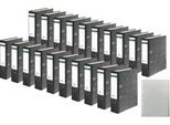 Schäfer Shop Select Ordner, DIN A4, Rückenbreite 80 mm, 20 Stück + GRATIS 1 PP-Ordner-Register A-Z,