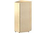 Schäfer Shop Genius Eckschrank TETRIS WOOD, 5 OH, B 800 x H 1910 mm, Höhe inkl. Gleiter, Ahorn-Dekor