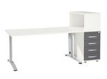 Schäfer Shop Select Büromöbelset LOGIN 2-teilig, Schreibtisch B 1600 mm