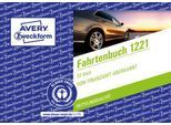 Avery® Zweckform Fahrtenbuch 1221, für PKW, A6 quer, Ausfüllhilfe/Gesamtübersicht/Jahresabrechnung, Blauer Engel, weiß, 32 Blatt für 310 Fahrten
